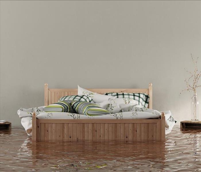home bedroom extreme flood